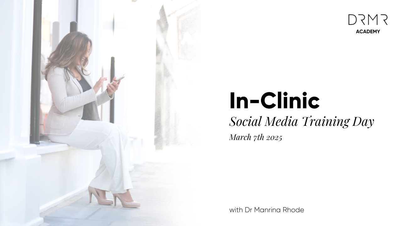 In-Clinic Social Media Training with Dr Manrina Rhode